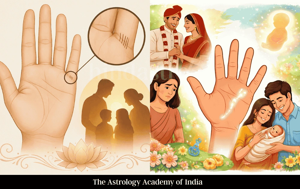 Santaan Rekha in your palm reveals deep insights about children, family life, and emotional connections.
