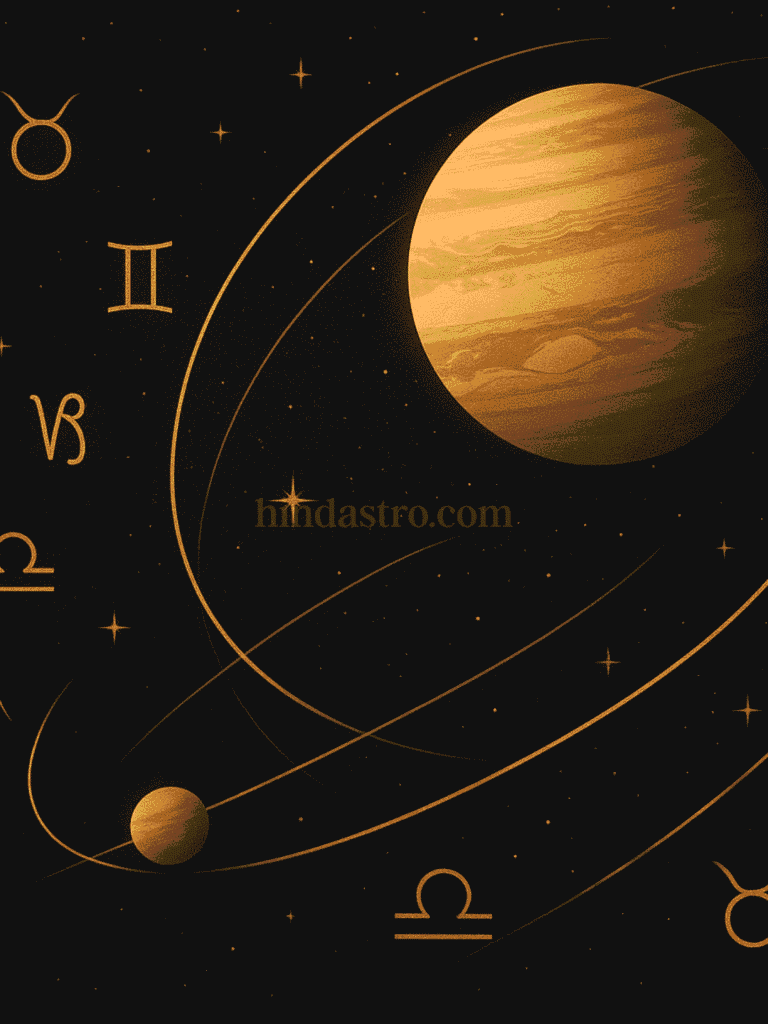 "Astrological timing illustration showing planetary orbits representing marriage dashas and transits."