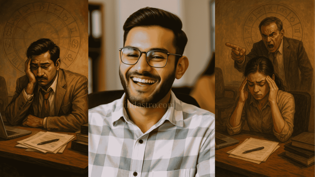 ऑफिस की परेशानियाँ कई बार ग्रहों के असर से भी बढ़ जाती हैं।