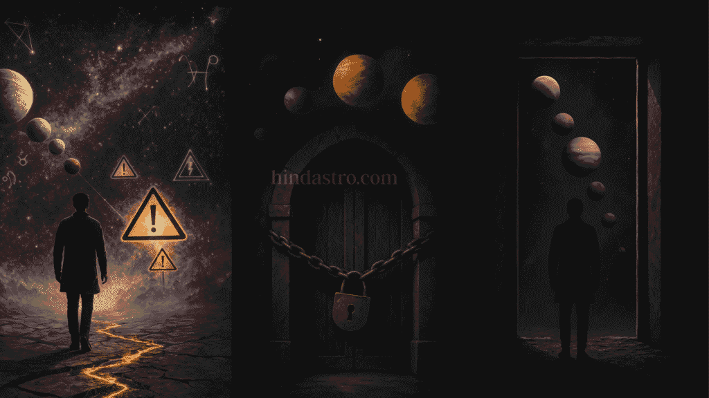 जब ग्रह चेतावनी देते हैं, किस्मत रुकने लगती है — संकेतों को समय रहते पहचानें।”