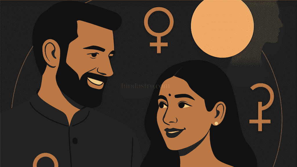 How planetary combinations influence whether marriage becomes love or arranged.