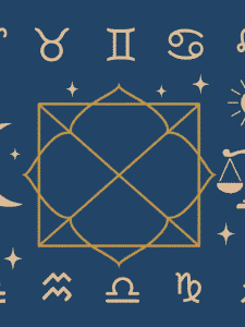 कुंडली में 7वें, 9वें और 11वें भाव को दर्शाती हुई ज्योतिषीय छवि।