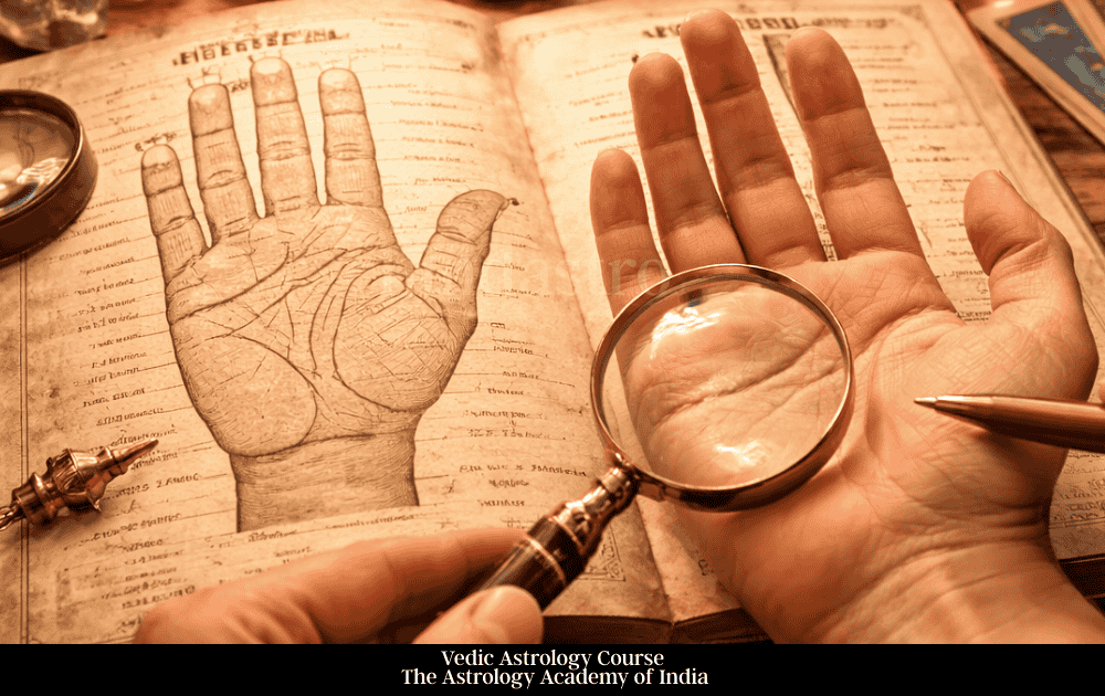 Palmistry hand lines analysis for astrology course