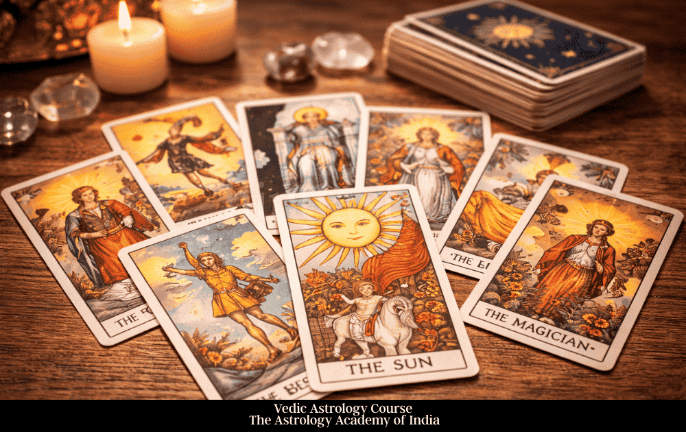Tarot cards spread for professional tarot reading course