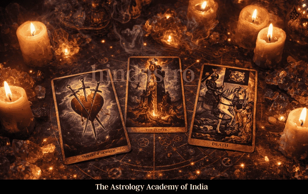 Tarot reading for love breakup showing emotional insight and hidden feelings