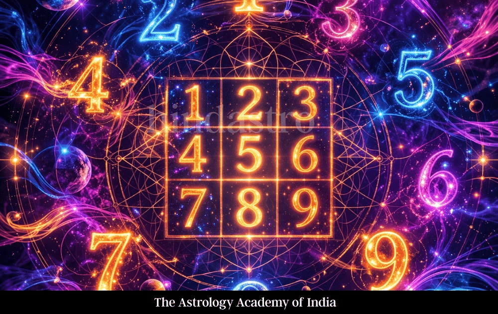 Numerology numbers showing relationship cycles