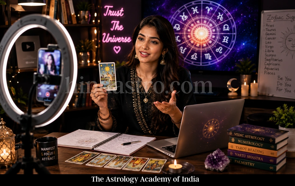 Astrology career growth on Instagram and YouTube
