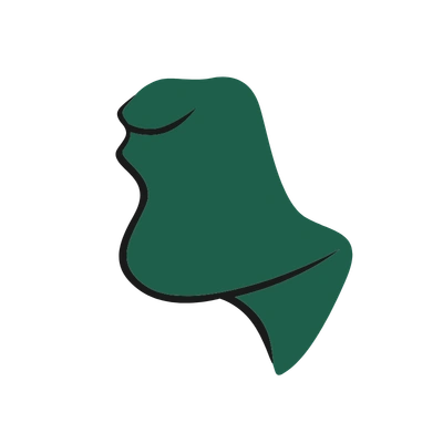 Chin in Face Reading representing determination and stability