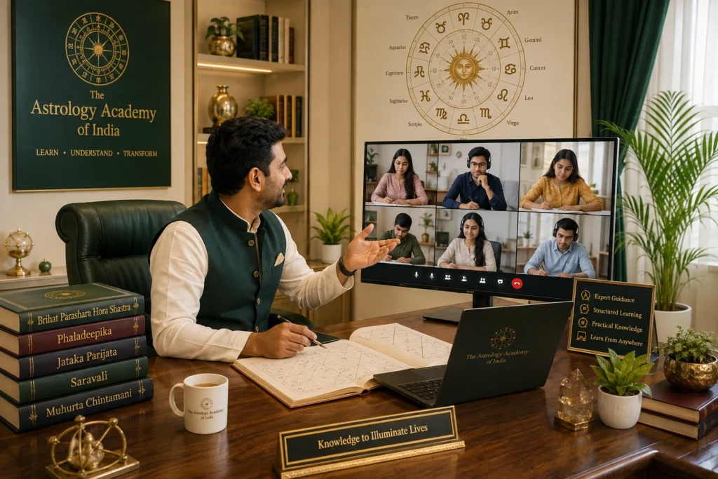 Online Vedic Astrology learning with live interactive classes