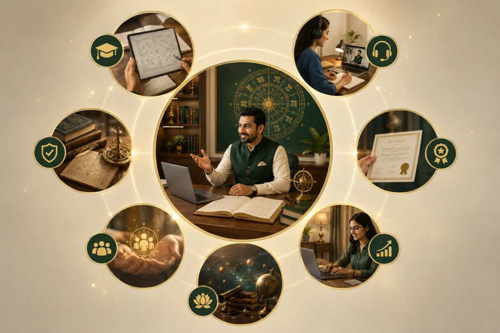Structured Vedic Astrology learning at The Astrology Academy of India