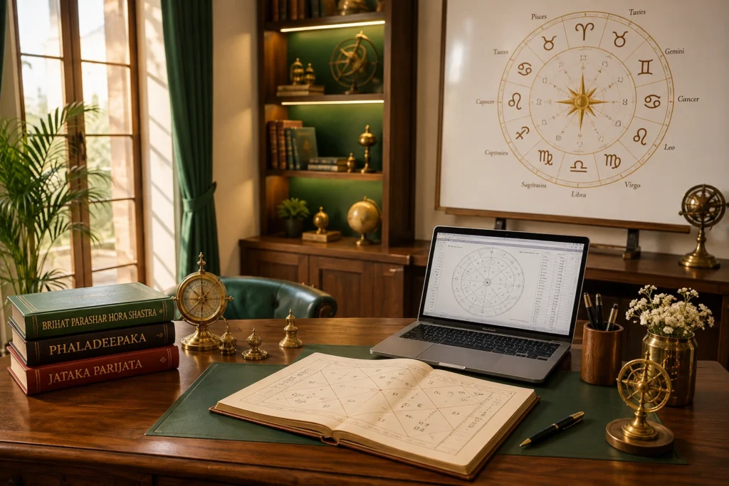 Online Vedic Astrology Course with live classes, horoscope analysis, and expert guidance