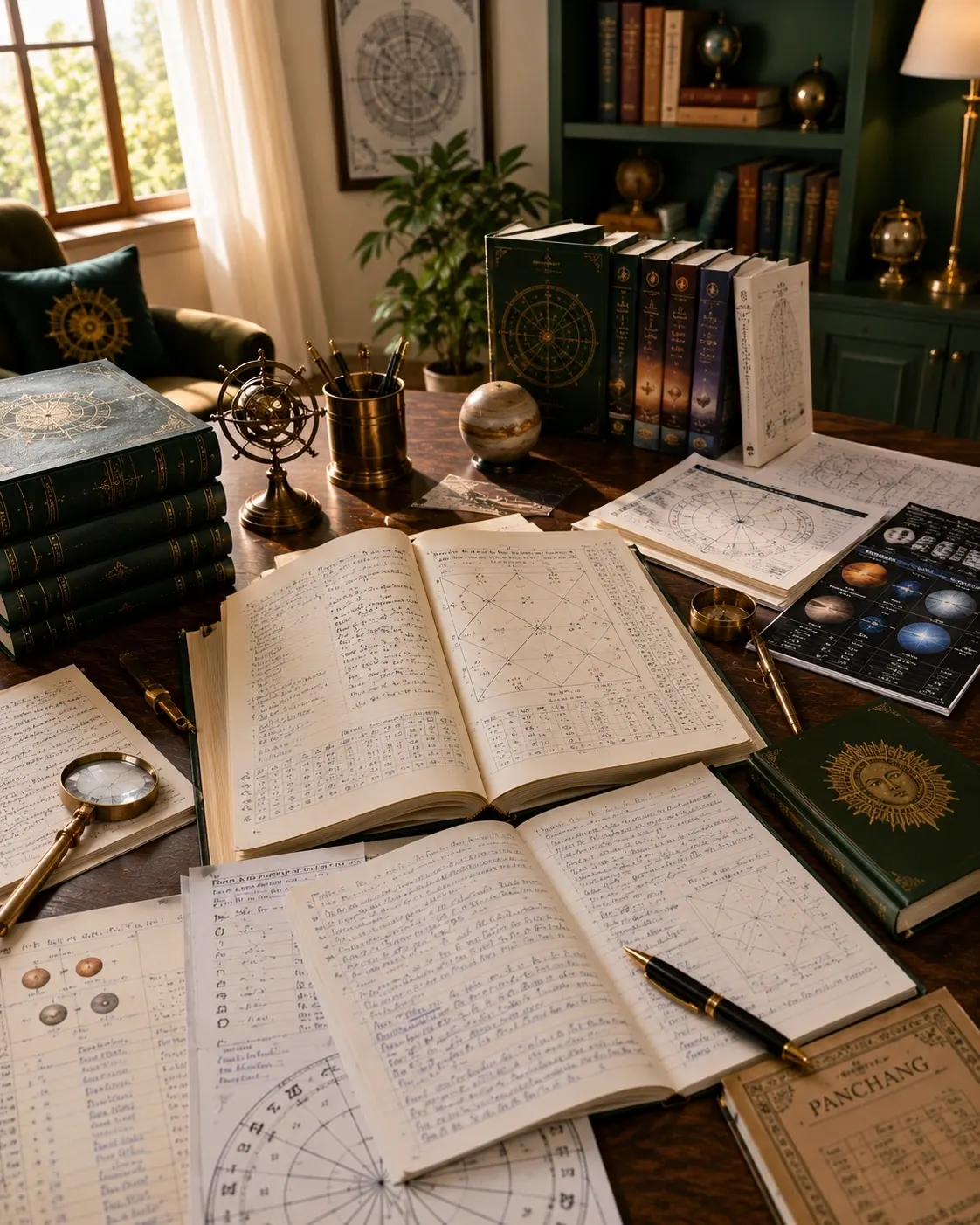 Birth chart study and planetary analysis in Vedic Astrology