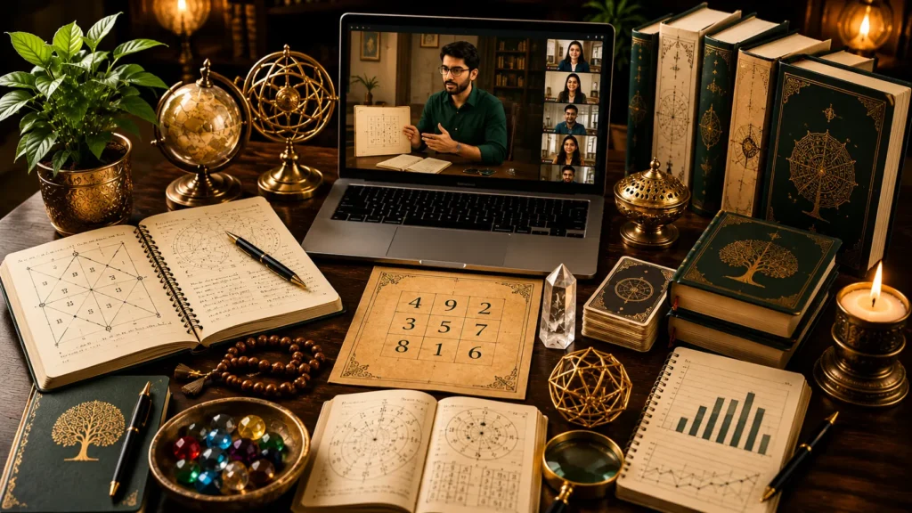 Step-by-step Vedic Numerology Course learning path with practical concepts and advanced training